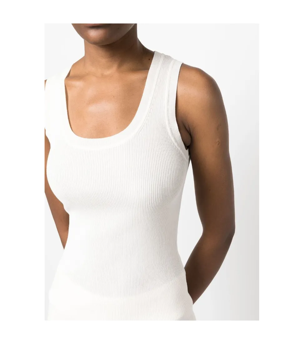 U-Neck Sleeveless Top
