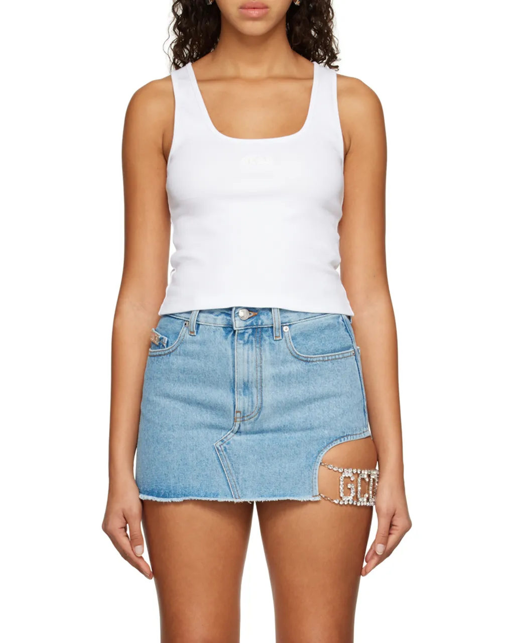 Sleeveless Jersey-Knit Top