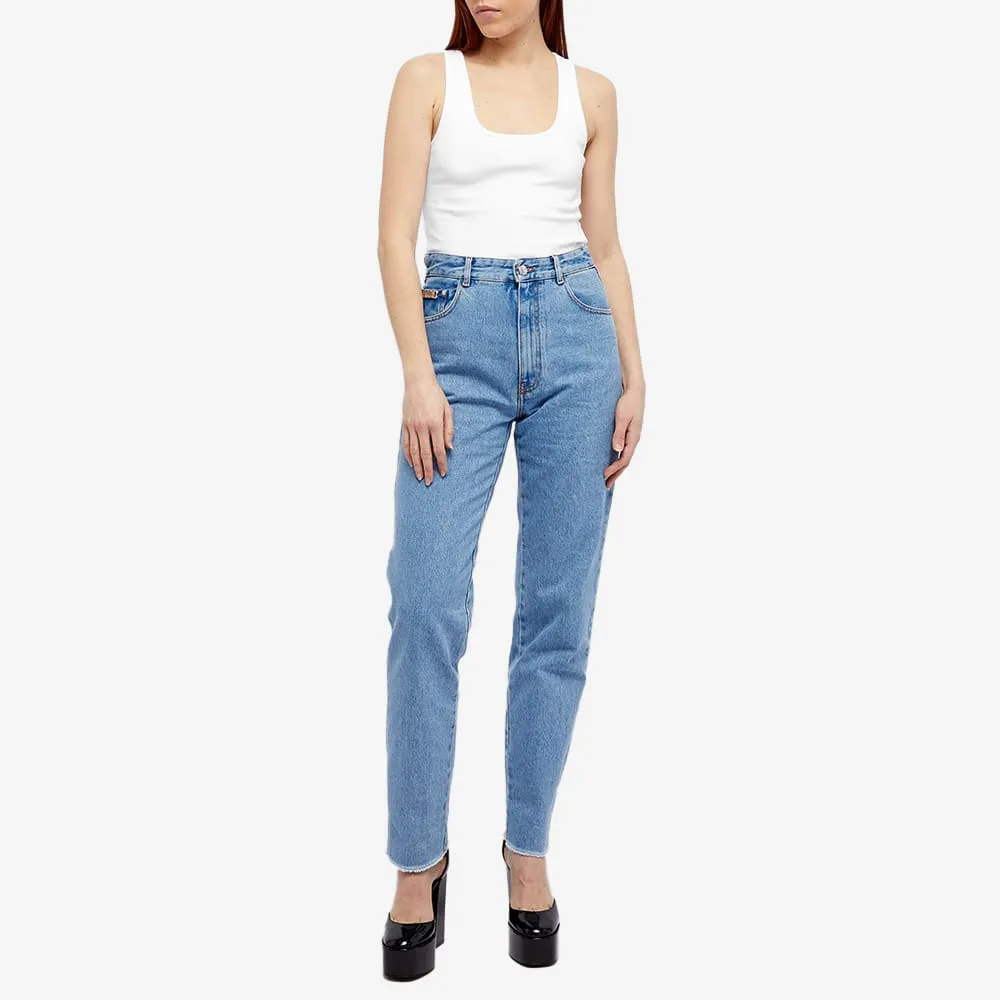 Sleeveless Jersey-Knit Top