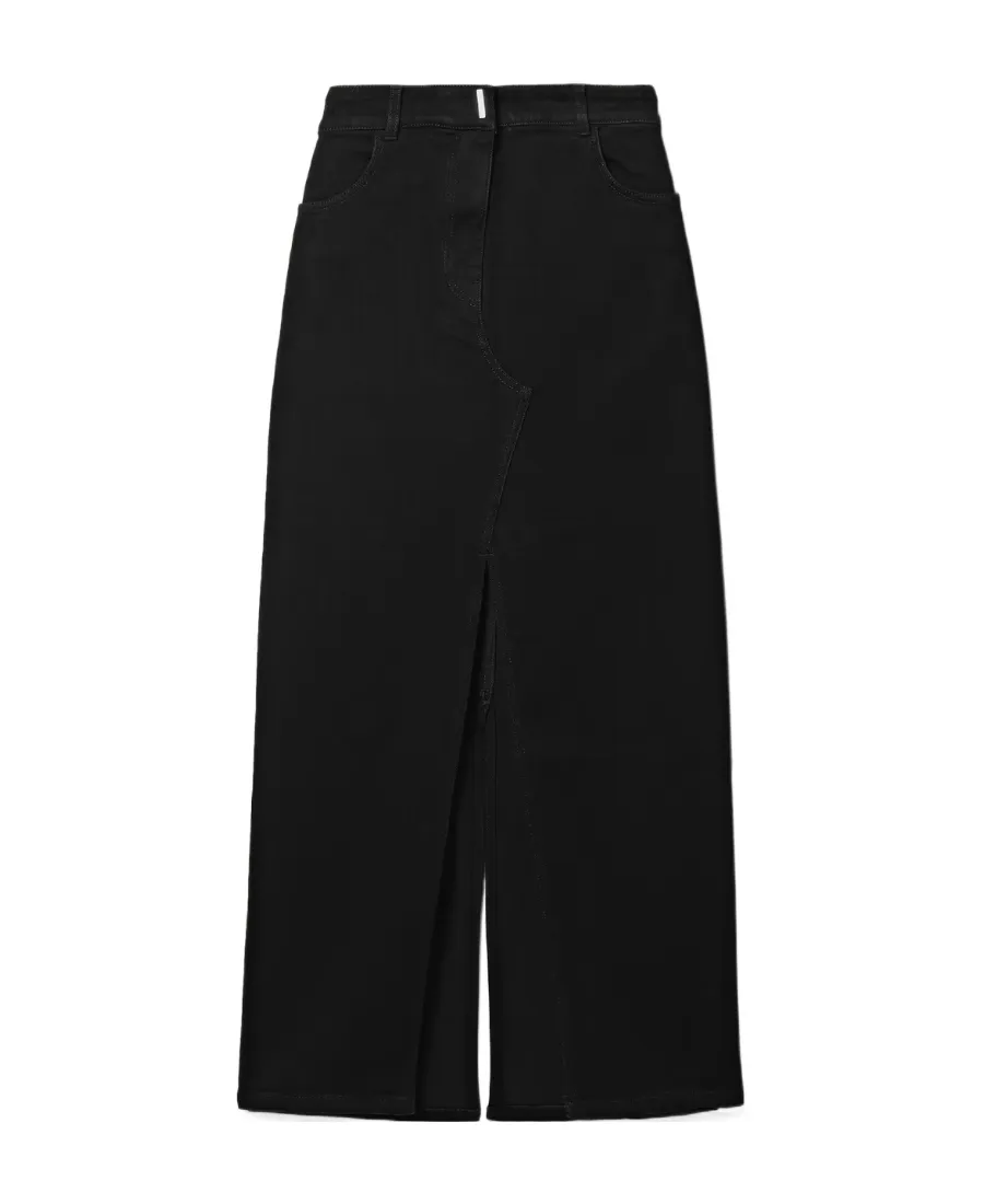 Givenchy Midi Denim Skirt