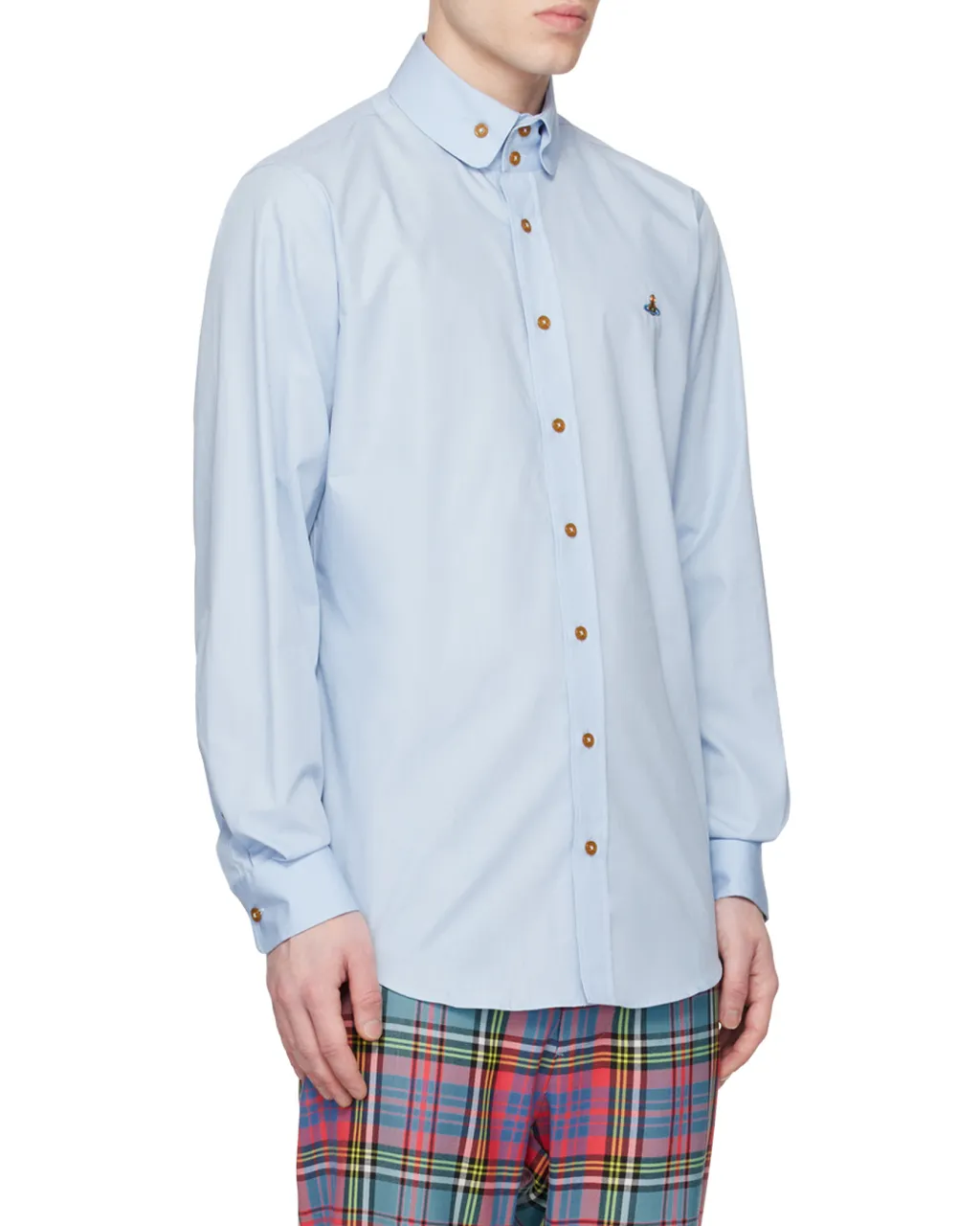 Vivienne Westwood Orb Embroidered Long-Sleeved Shirt