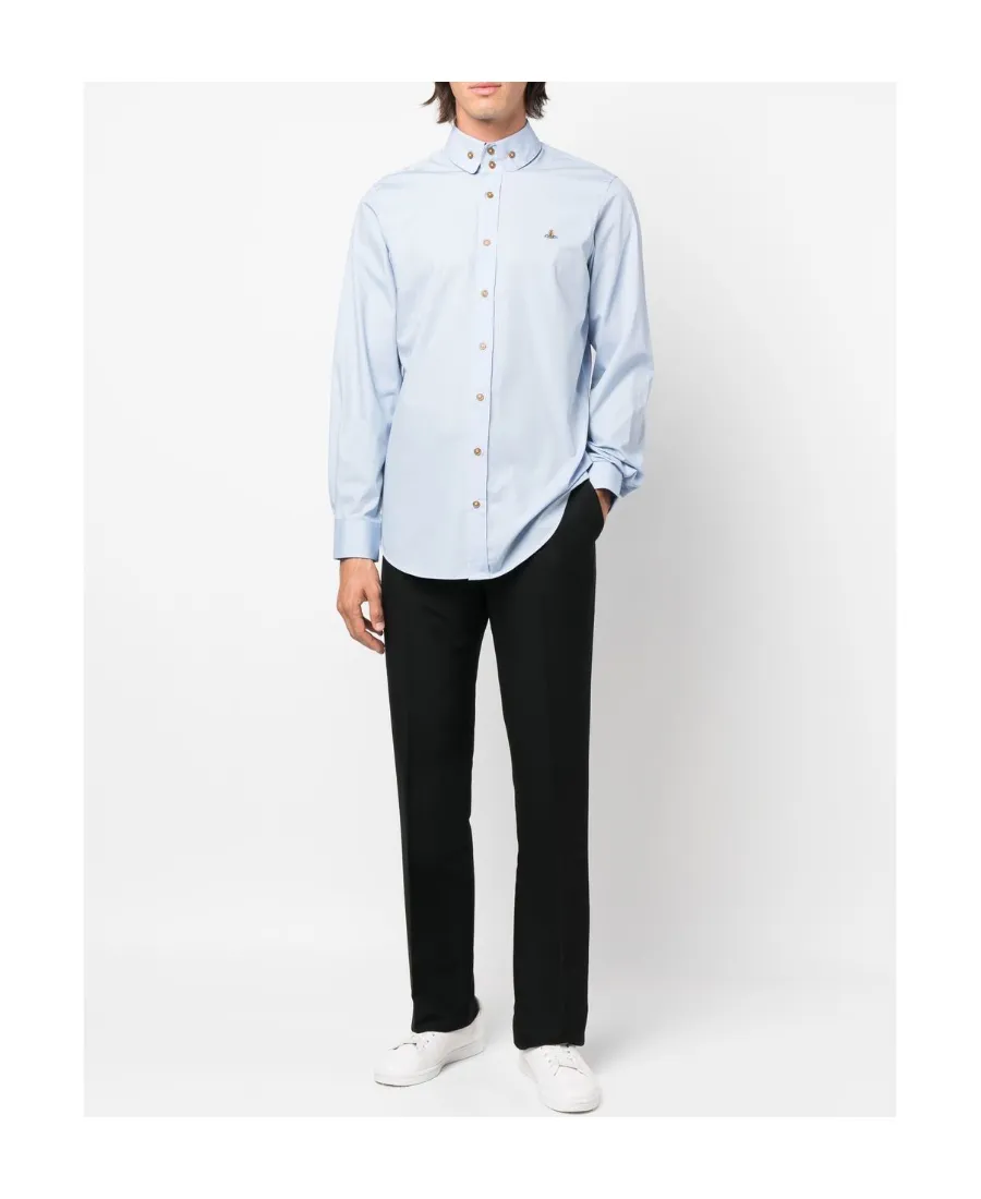 Vivienne Westwood Orb Embroidered Long-Sleeved Shirt