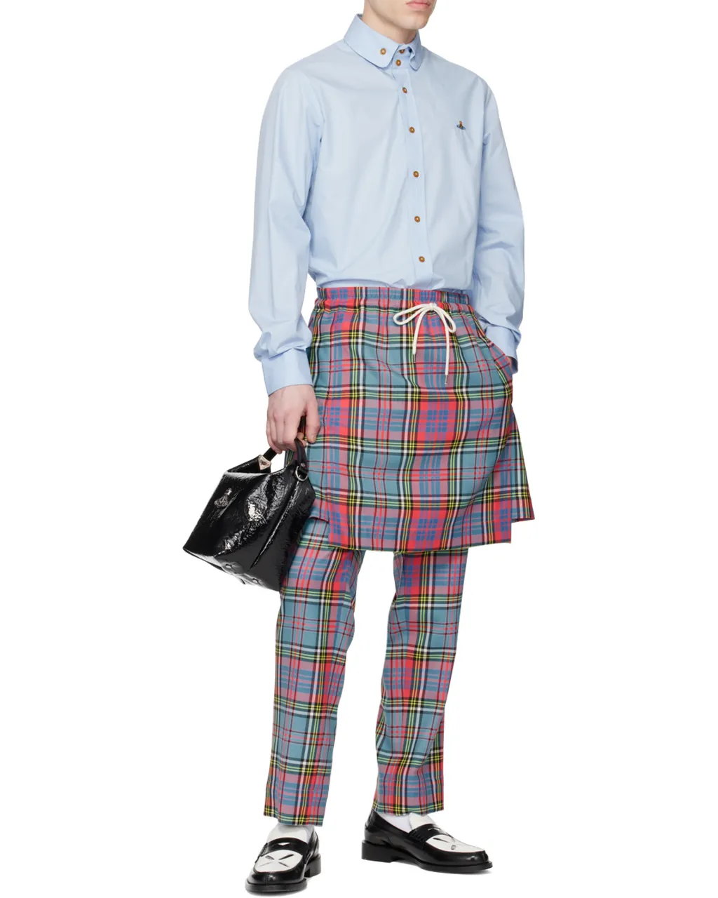Vivienne Westwood Orb Embroidered Long-Sleeved Shirt
