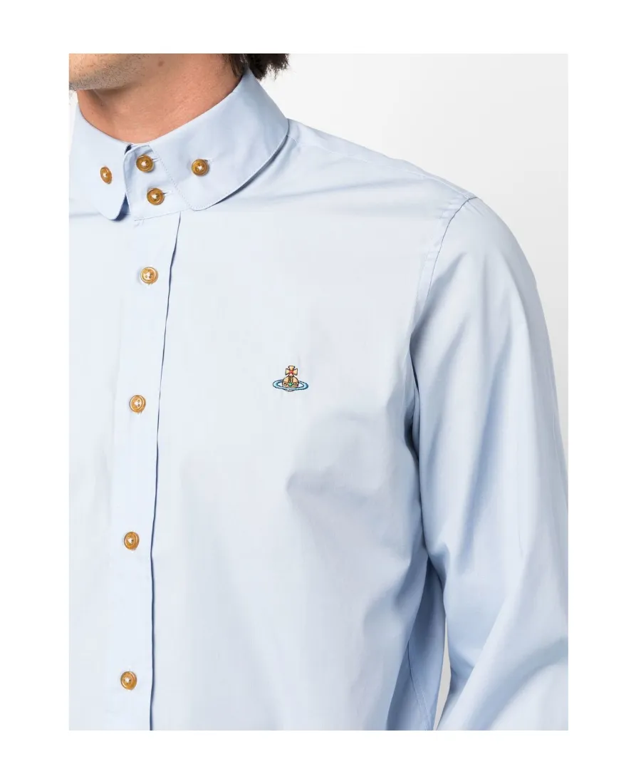 Vivienne Westwood Orb Embroidered Long-Sleeved Shirt