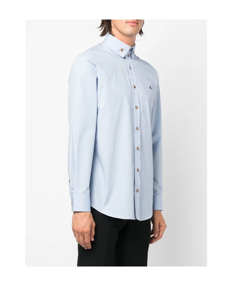 Vivienne Westwood Orb Embroidered Long-Sleeved Shirt
