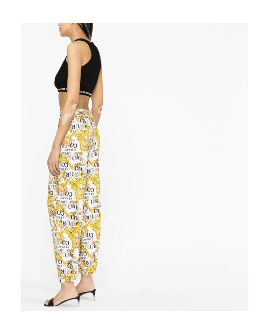 Logo-Print Cropped Tank Top