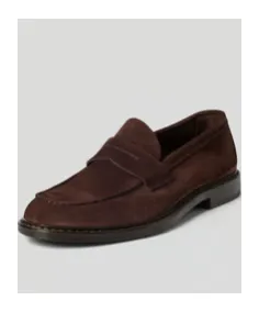Doucal's Round Toe Slip-On Loafers