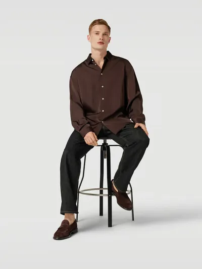 Doucal's Round Toe Slip-On Loafers