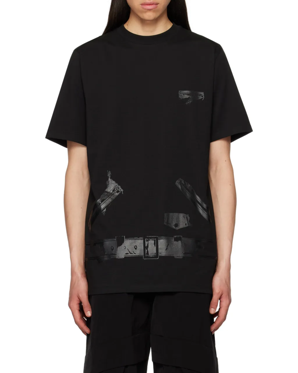Graphic-Print Round-Neck T-Shirt