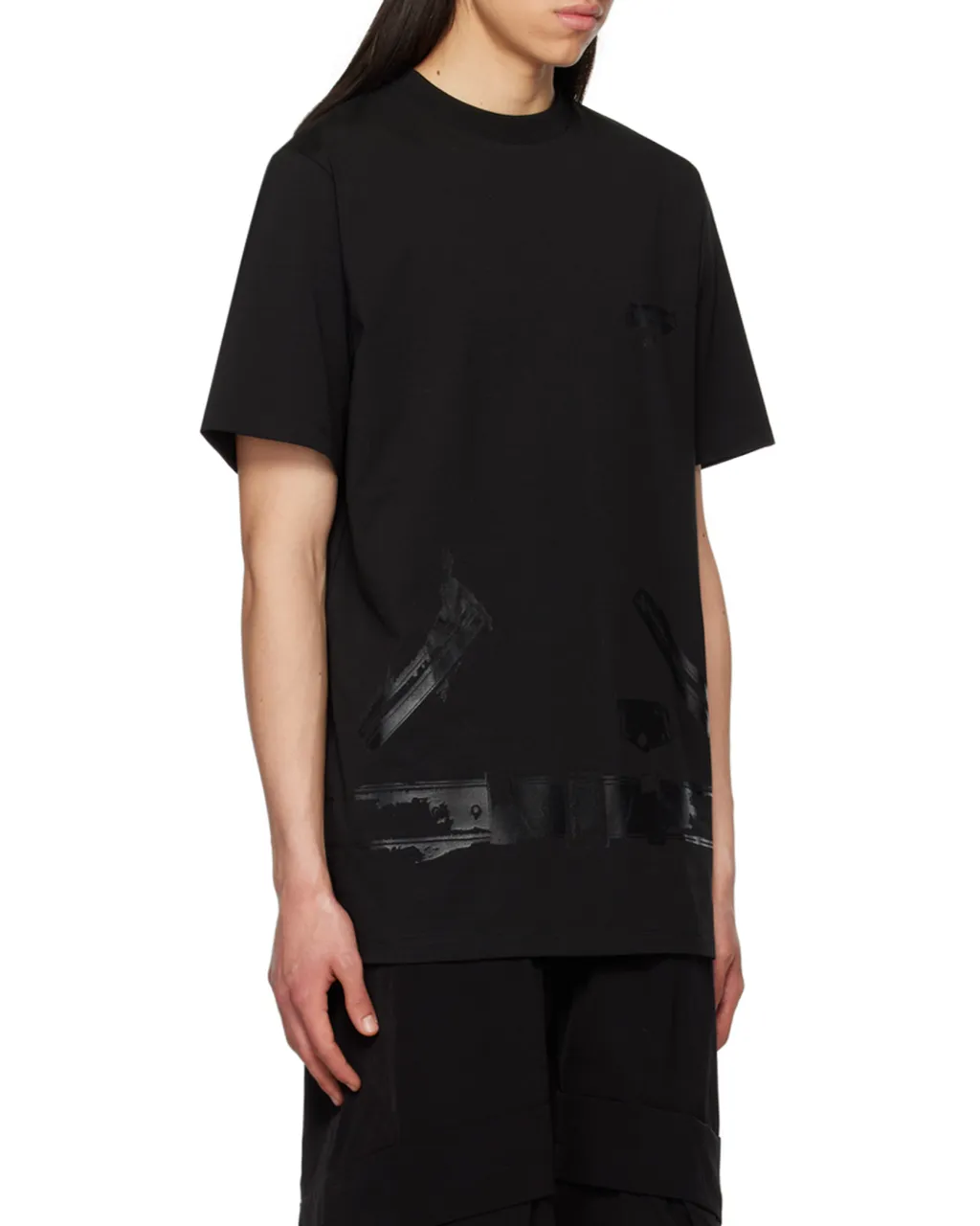 Graphic-Print Round-Neck T-Shirt