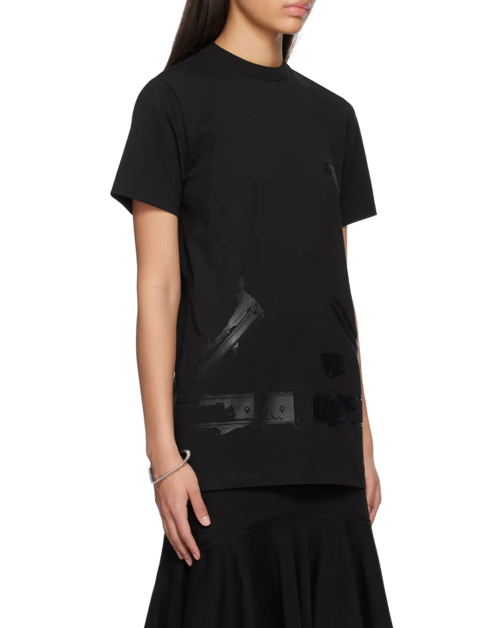 Graphic-Print Round-Neck T-Shirt