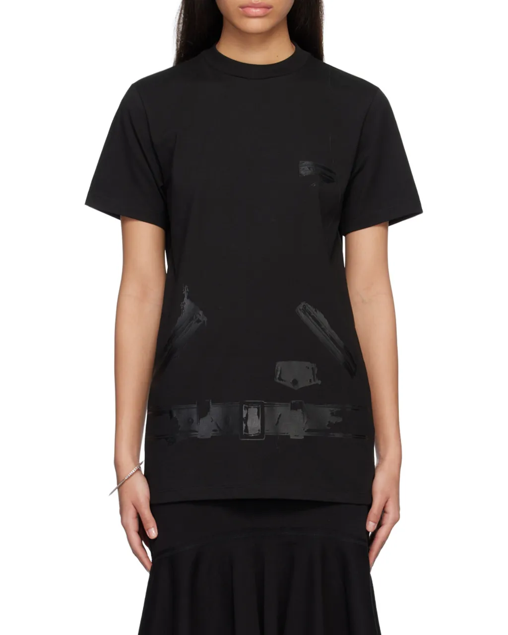 Graphic-Print Round-Neck T-Shirt