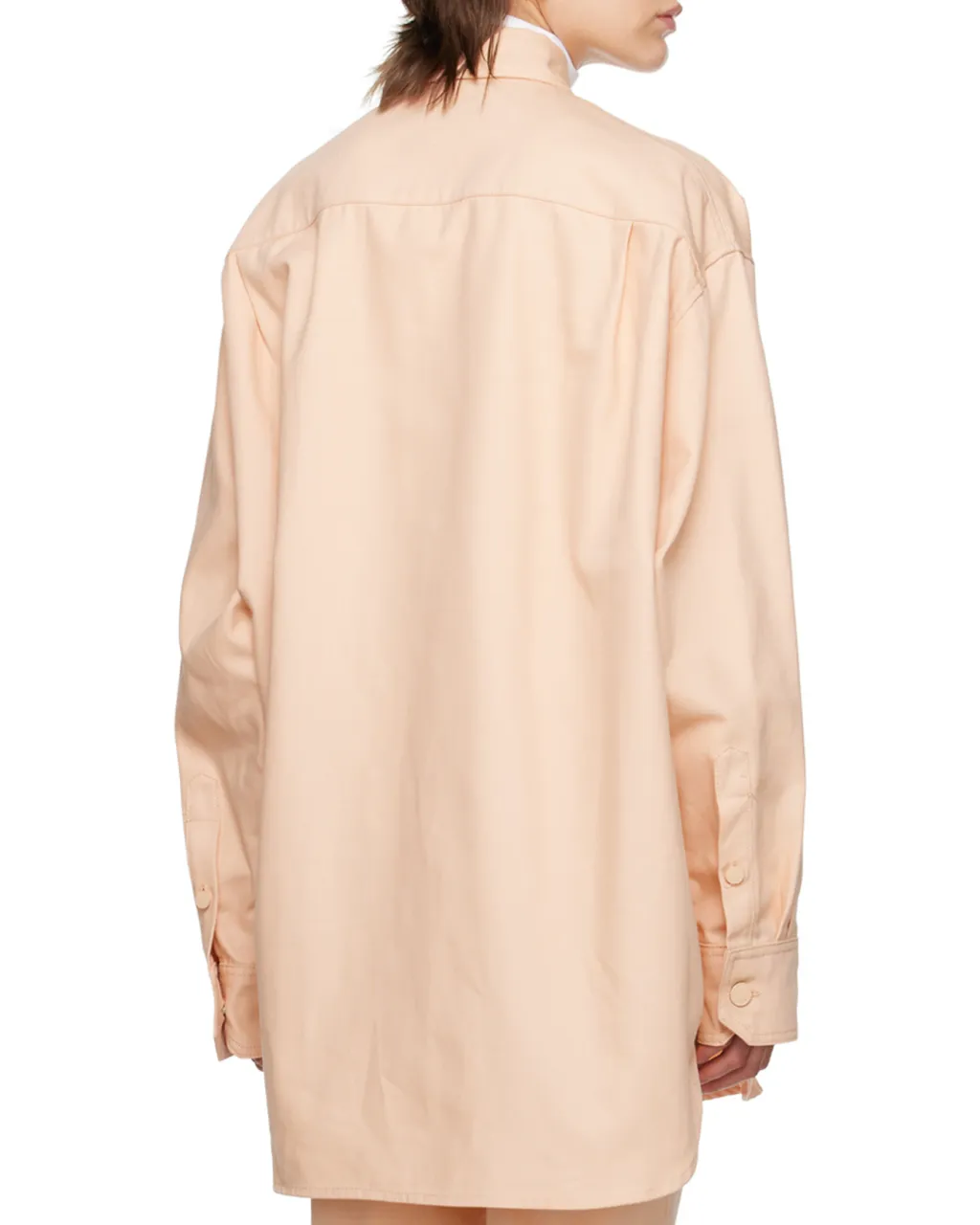 Logo-Patch Oversized Shirt