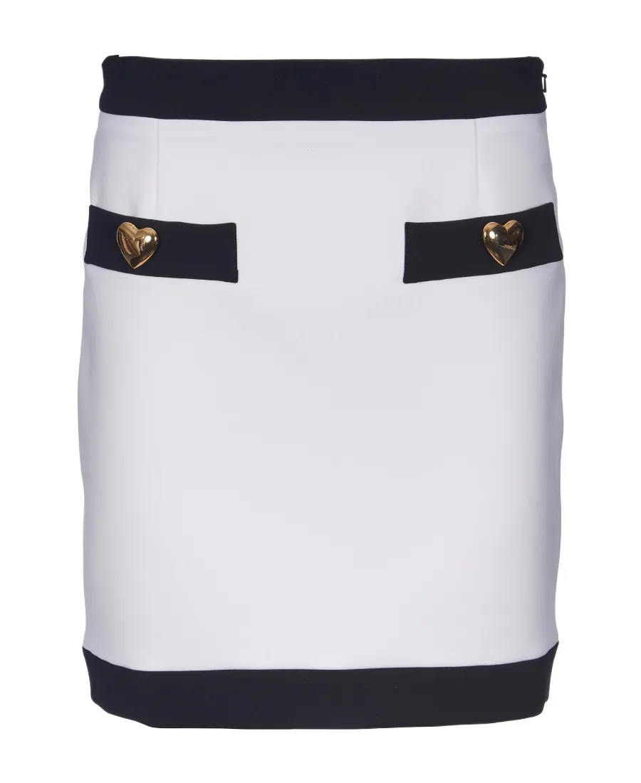 Moschino Straight Hem Mini Skirt