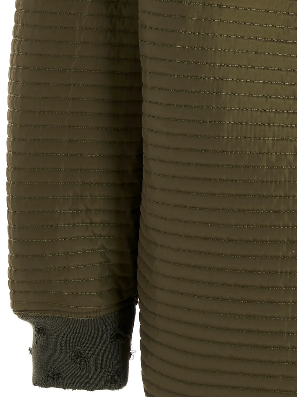 Quilted Striped Cotton Suit