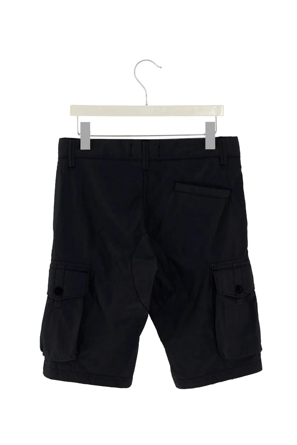 Stone Island Junior Logo-Patch Straight Leg Shorts