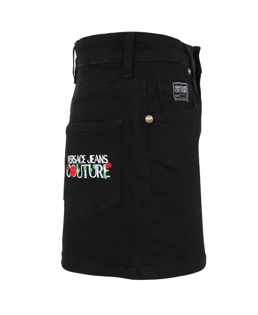 Embroidered-Logo Mini Shorts