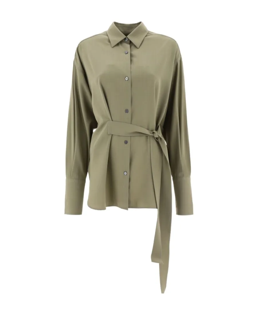 Long-Sleeved Strap Shirt