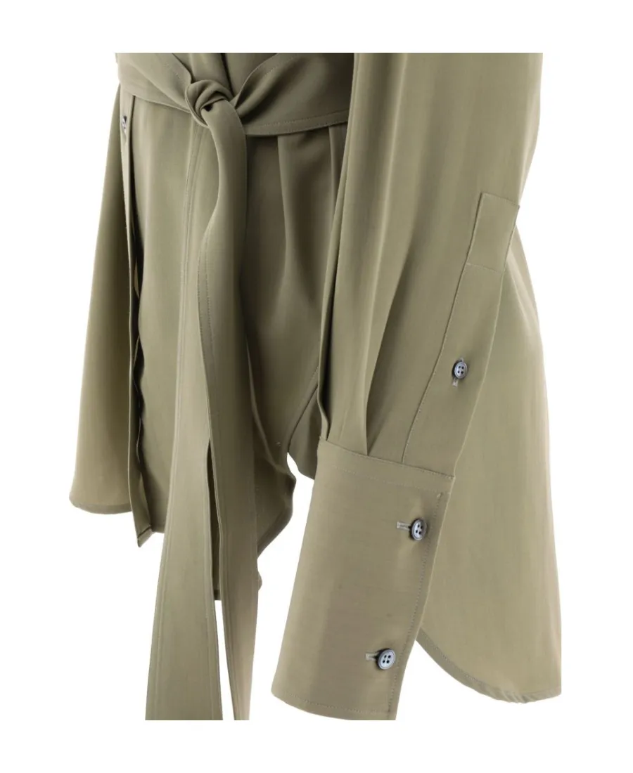 Long-Sleeved Strap Shirt
