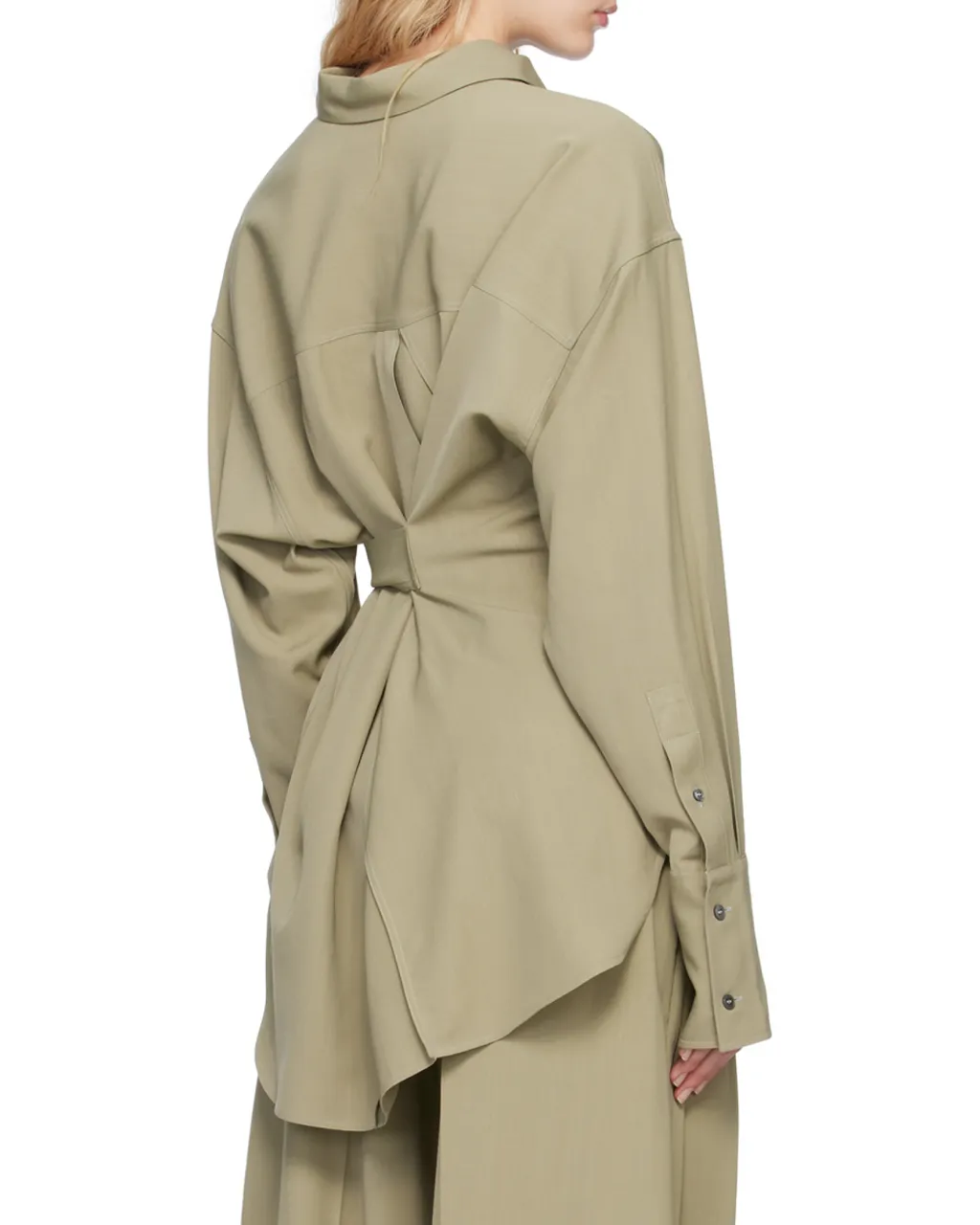 Long-Sleeved Strap Shirt