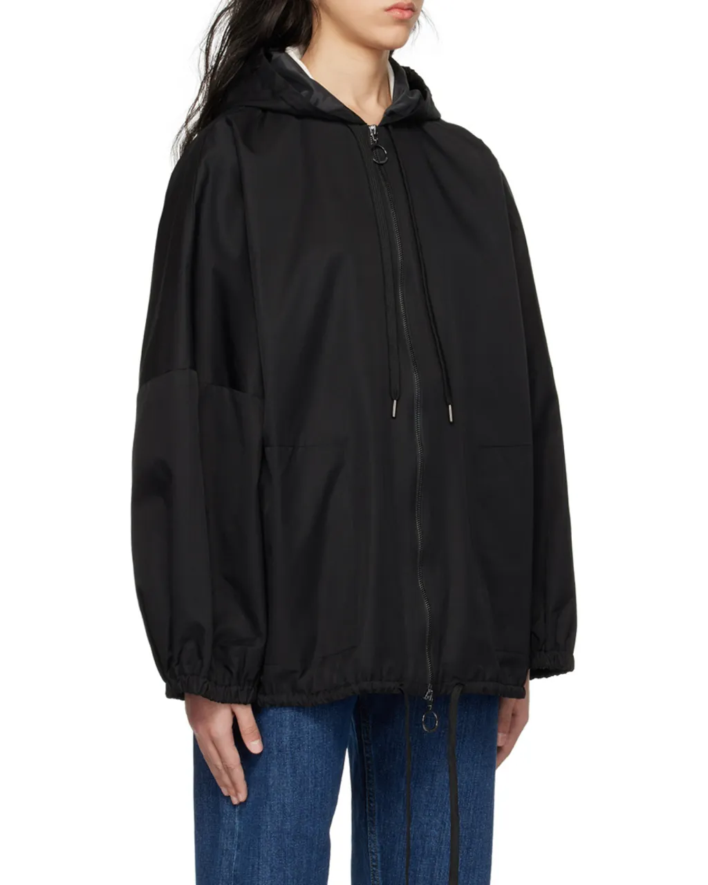 Alpine Drawstring-Hood Jacket