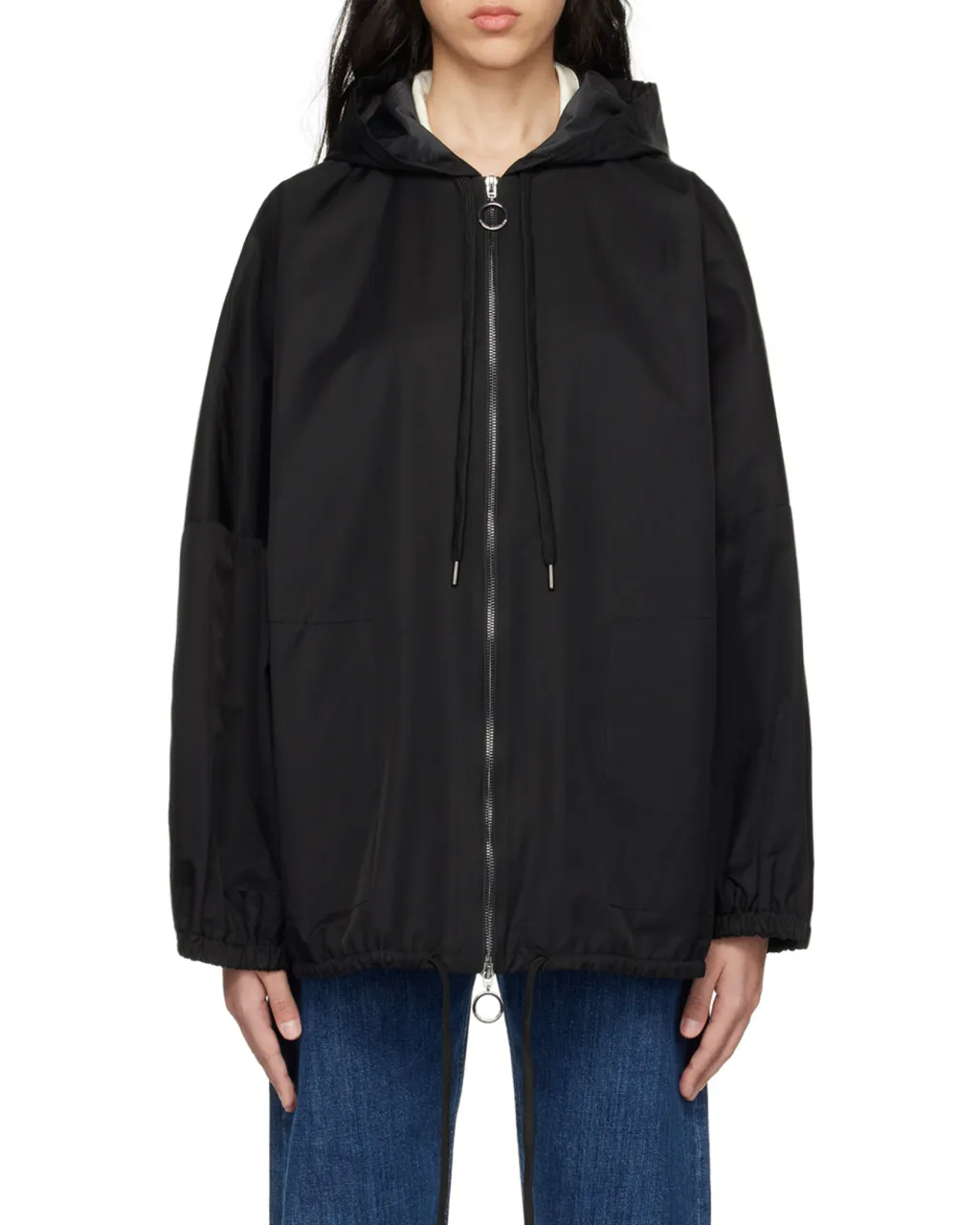 Alpine Drawstring-Hood Jacket