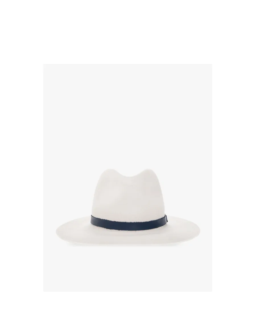 Wide-Brim Fedora Hat