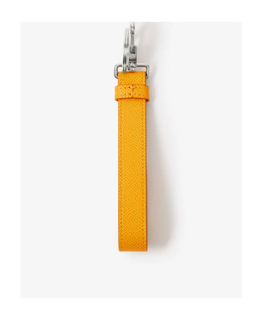 Monogram Leather Keychain