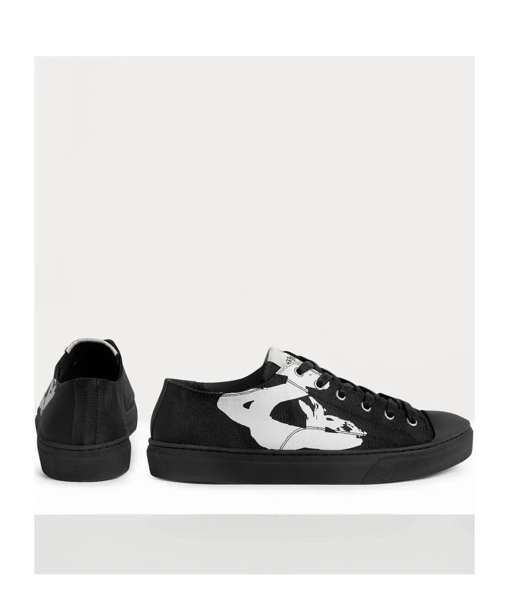 Lace-Up Low-Cut Sneakers