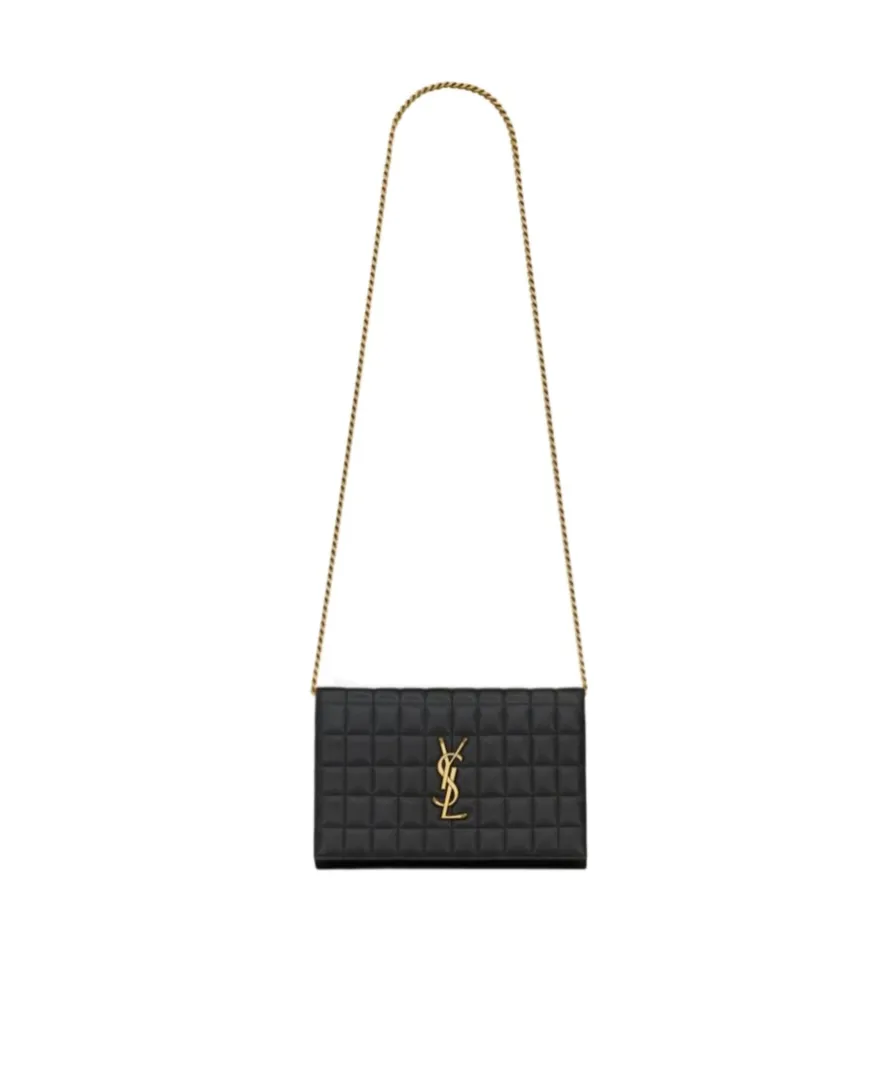 Saint Laurent Cassandre Matelassé Carre Crossbody Bag