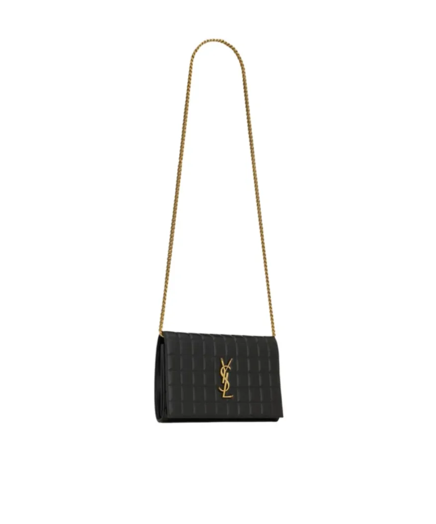 Saint Laurent Cassandre Matelassé Carre Crossbody Bag