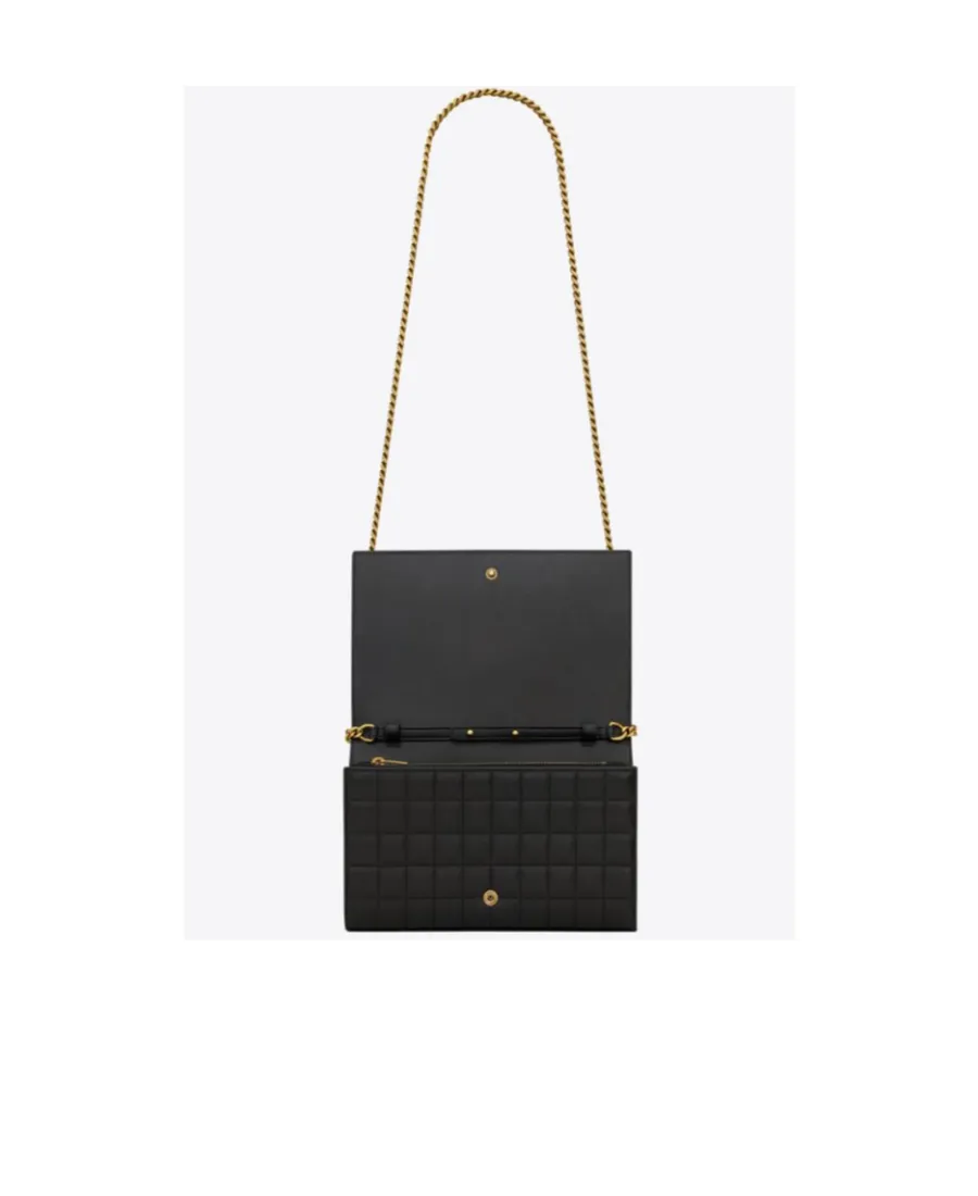 Saint Laurent Cassandre Matelassé Carre Crossbody Bag
