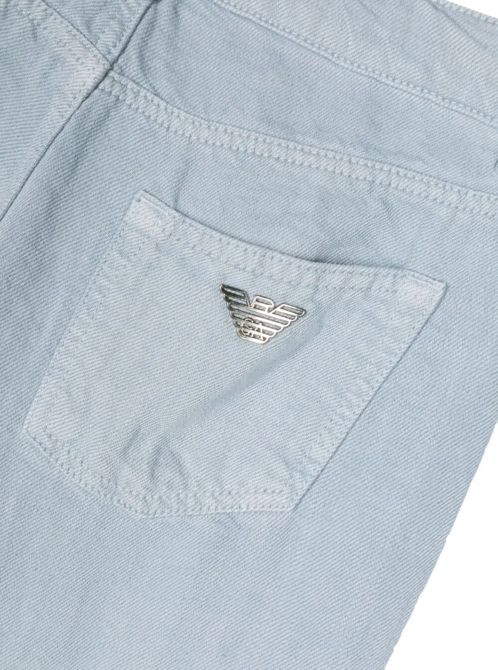 Emporio Armani Kids Straight Leg Denim Jeans
