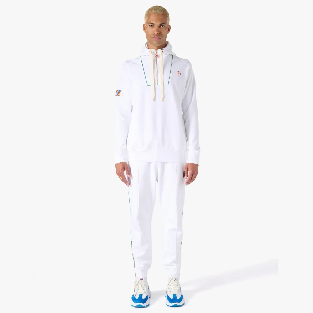 Half-Zip Drawstring Hoodie