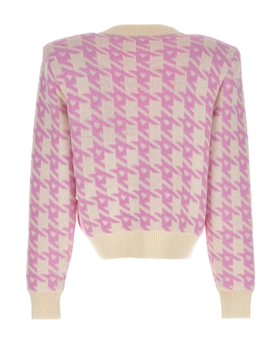 Area Mussel Flower V-Neck Cardigan