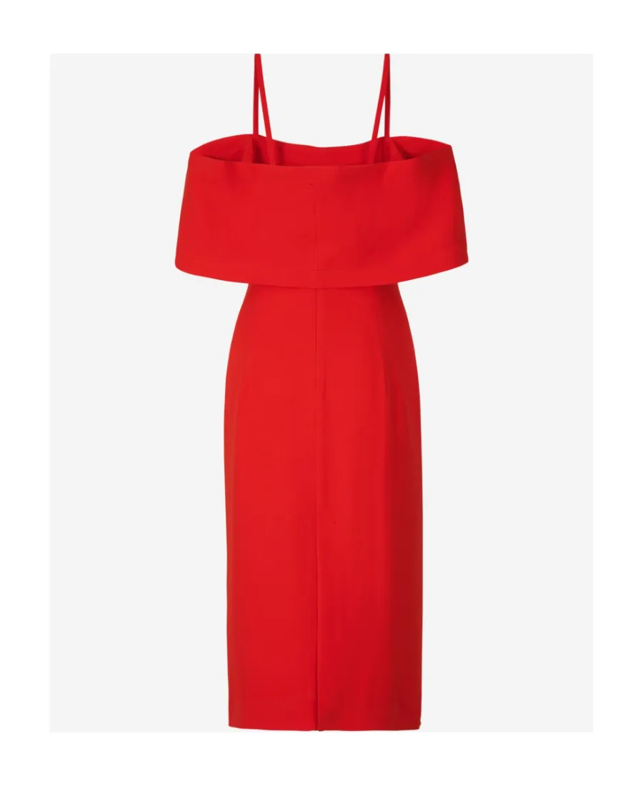 Off Shoulder Bandeau Midi Dress