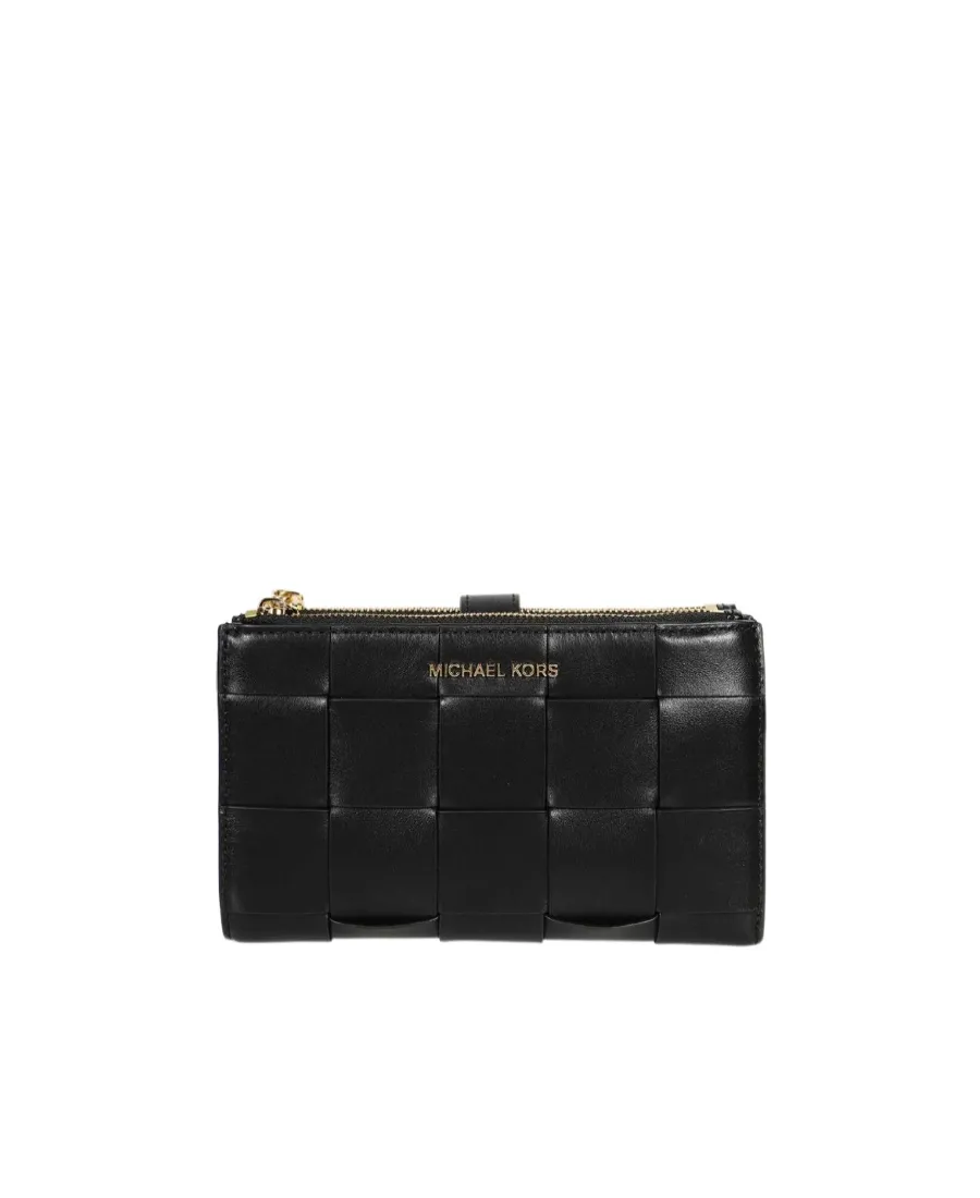 Interwoven Leather Wallet