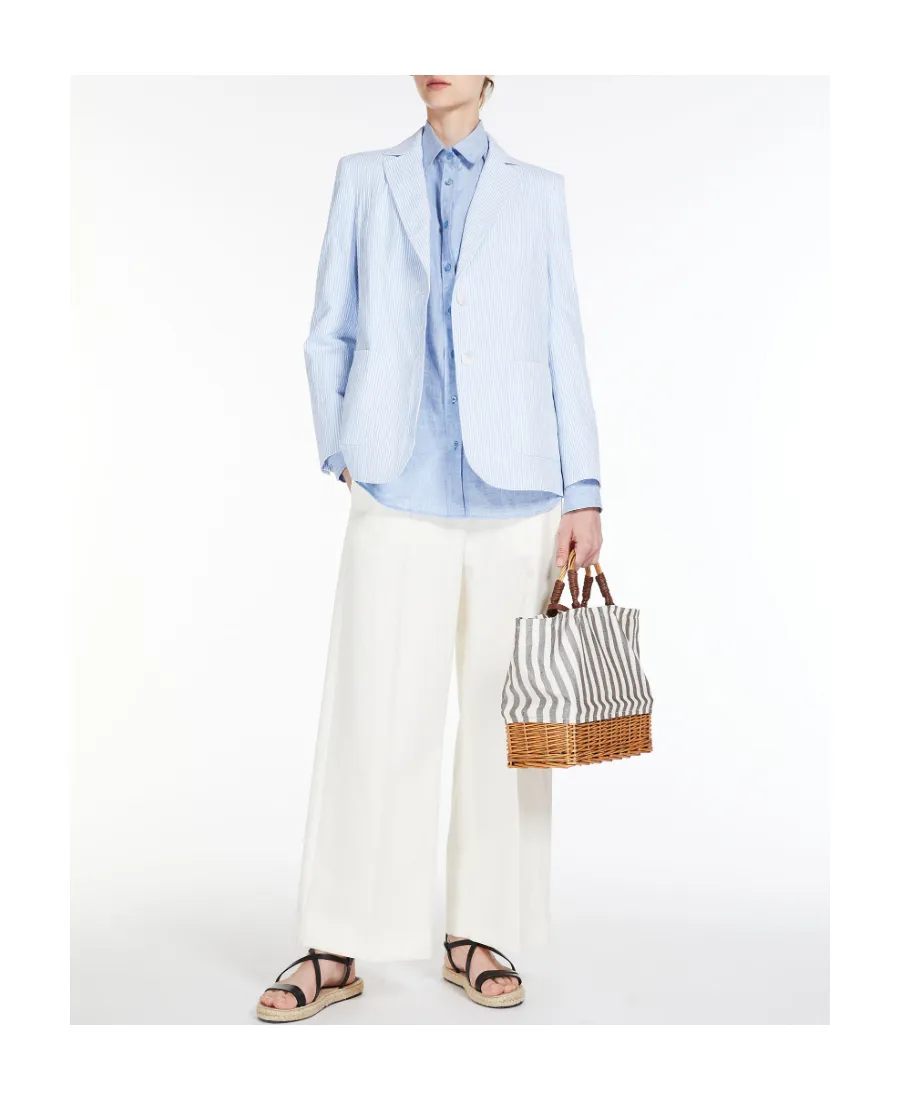 Cotton And Linen Trousers