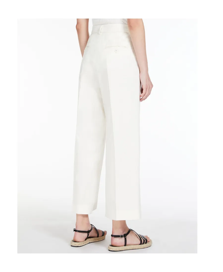 Cotton And Linen Trousers
