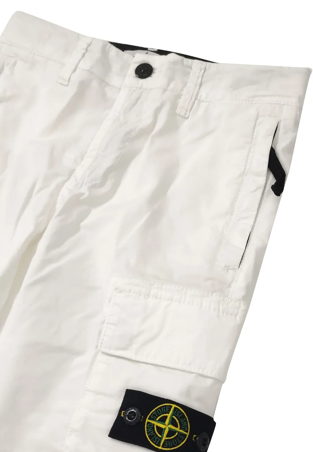 Stone Island Junior Logo Patch Cargo Trousers