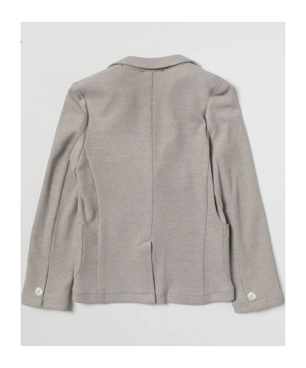 Single-Breasted Cotton Blazer