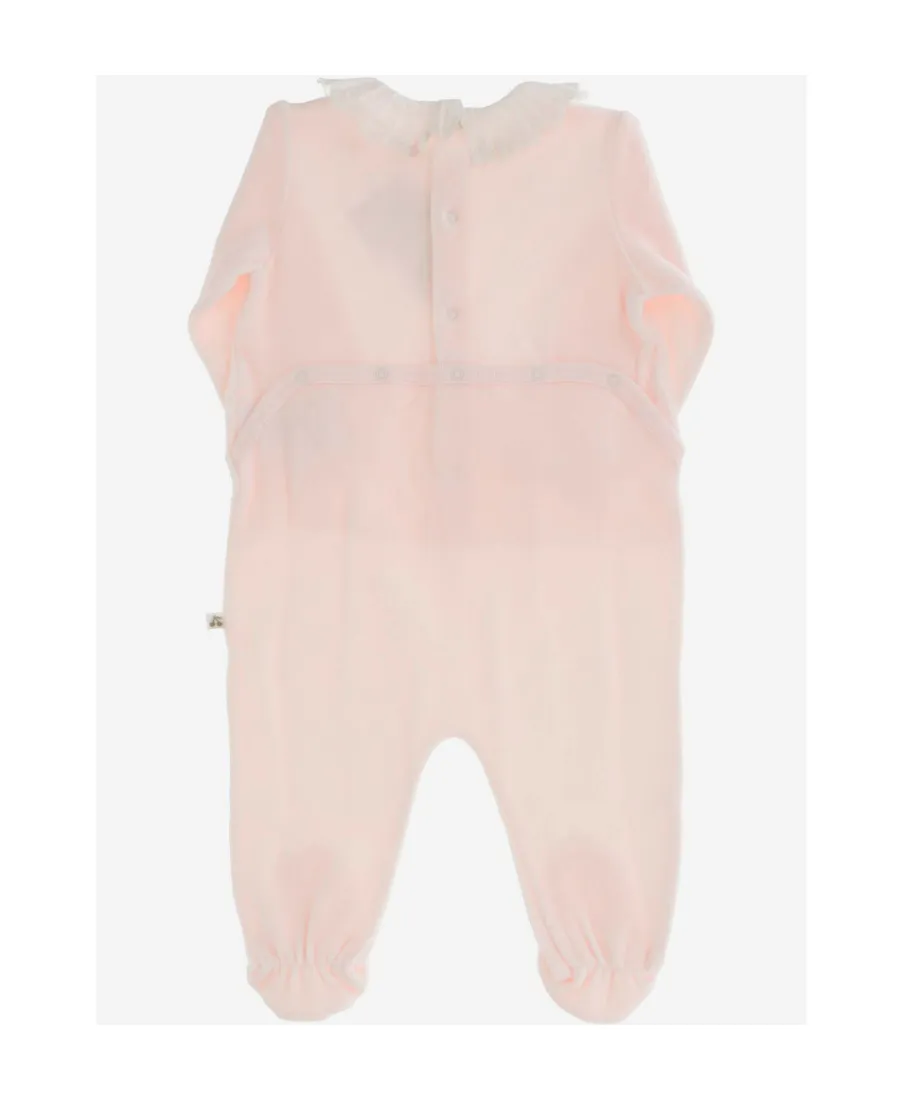 Ruffle-Detail Long-Sleeve Pyjama