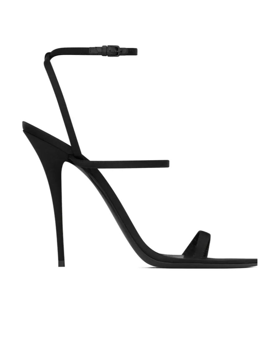 Dive Sandals In Crepe Satin