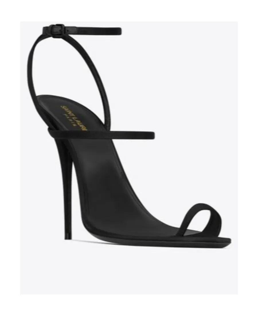 Dive Sandals In Crepe Satin