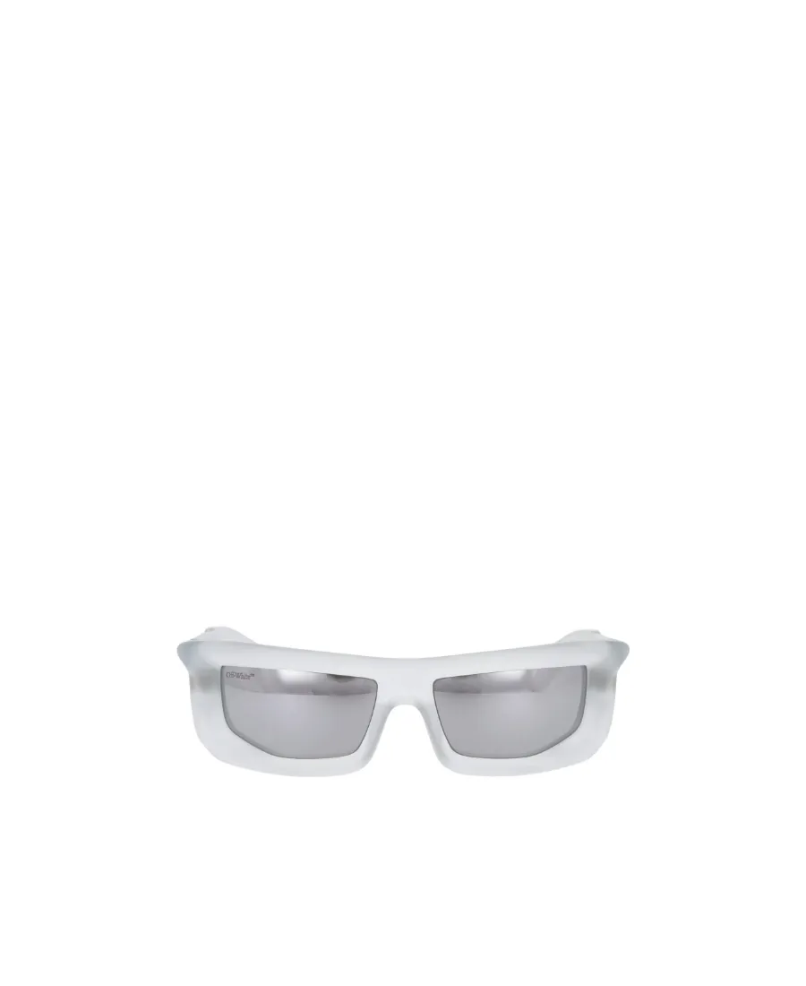 Off-White Rectangular Frame Sunglasses