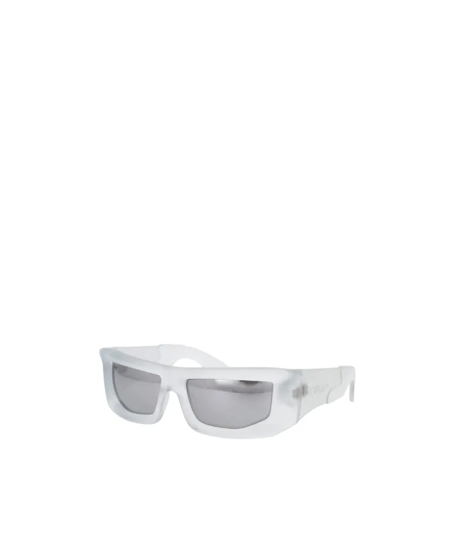 Off-White Rectangular Frame Sunglasses