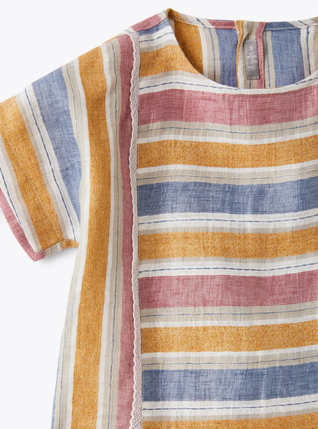 Striped Short-Sleeved Top