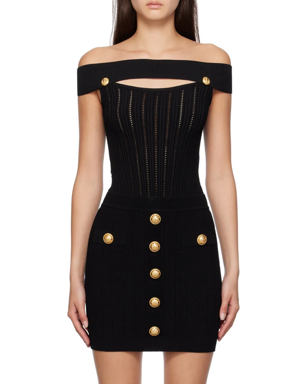 Pointelle-Knit Bodysuit