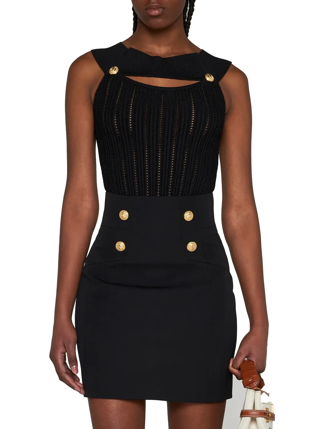 Pointelle-Knit Bodysuit