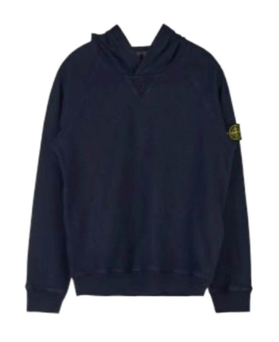 Logo-Patch Cotton Hoodie